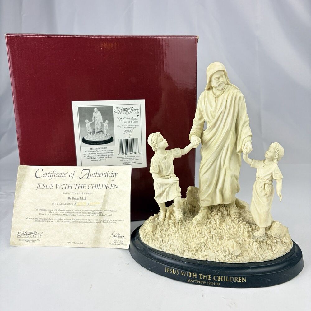 Brian Jekel Master Peace Collection Life of Christ Jesus with the Children Boxed